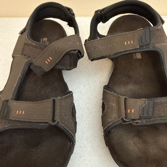 Skechers Relaxed Fit Memory Foam 360 Sandals Brown Men’s Size 10 SN 64487 - Picture 6 of 15